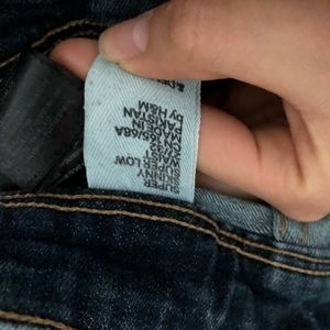 HM Jean very stretchy skinny dark wash H&M